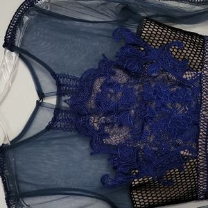 Lady ribbon lace dress